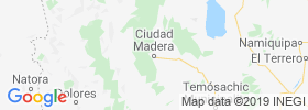 San Pedro Madera map